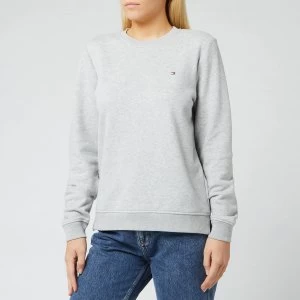 Image of Tommy Hilfiger Womens Heritage Crew Neck Sweatshirt - Light Grey Heather - M