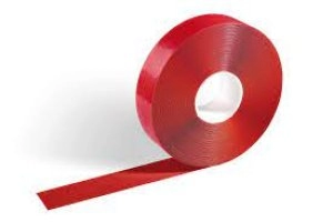 Image of Durable Duraline Strong Floor Marking Tapes 50mm x 30m x 1.2mm Red