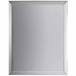 Image of Crossland Grove Bloomsbury Overmantle Silver Wall Mirror - 1120 x 865Mm
