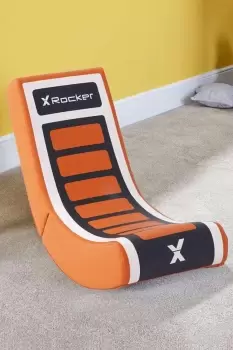 Image of X Rocker Video Rocker Grid Edition Foldable Gaming Chair - Orange