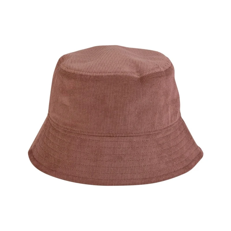 Image of Beechfield Womens EarthAware Cord Bucket Hat in Red Size: Medium Red Female M