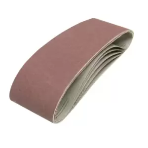 Image of Silverline Sanding Belts 75 x 533mm 5pk 120 Grit 625574