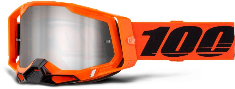 Image of 100% Racecraft II Essential Motocross Goggles, black-orange for Men