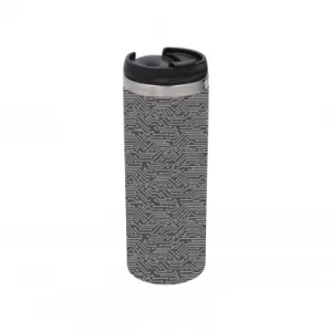Image of Motherboard Pattern Stainless Steel Thermo Travel Mug