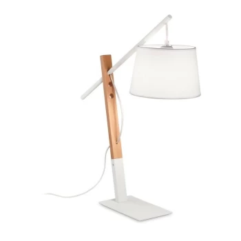 Image of Ideal Lux EMINENT - Indoor Table Lamp 1 Light White, E27