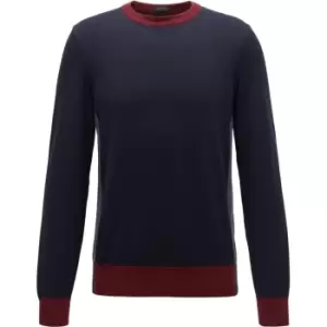 Image of Boss Garneo Knit Jumper - Blue