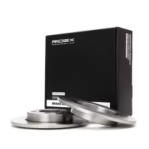 Image of RIDEX Brake disc VW,AUDI,SKODA 82B0691 1J0615601D Brake rotor,Brake discs,Brake rotors