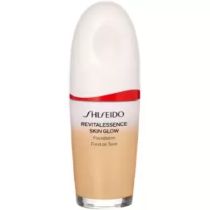 Image of Shiseido Revitalessence Skin Glow Foundation light illuminating foundation SPF 30 shade Oak 30ml