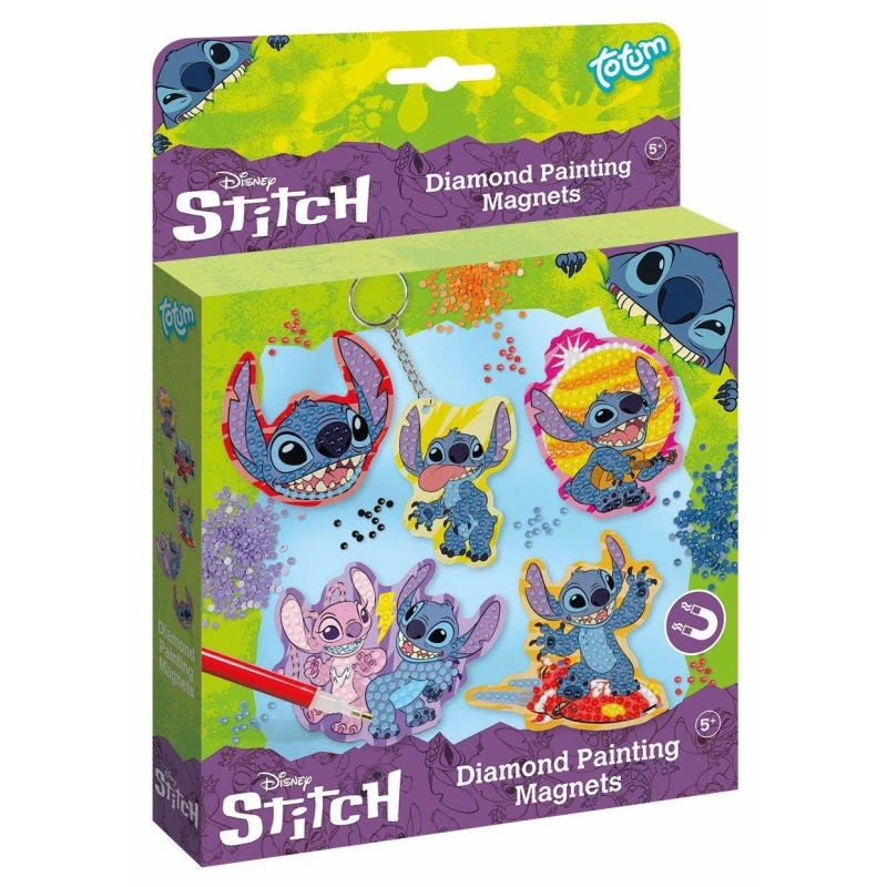 Image of totum Disney Stitch Diamond Painting magnets Make Your Own Toys One size Multi 41140299000
