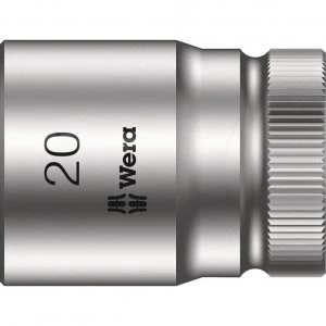 Image of Wera 8790 HMC Zyklop 1/2" Drive Hexagon Socket Metric 1/2" 20mm