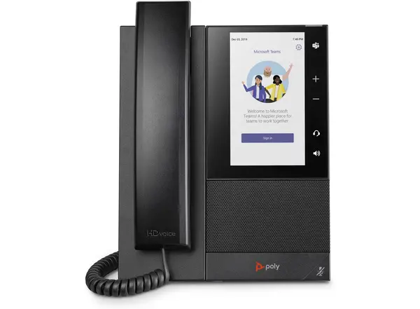 Image of Poly CCX 505 Business Media Phone for Microsoft Teams and PoE-enabled