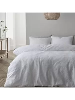 Image of Bianca Fine Linens Matelasse Jacquard Leaves 200 Thread Count Duvet Set