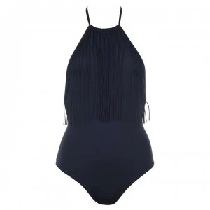 Image of Tommy Bodywear Fringe Swimsuit - 416 NAVY BLAZER