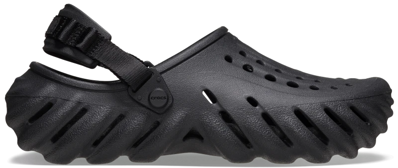 Image of Crocs Unisex Echo Clogs Black W7/M6