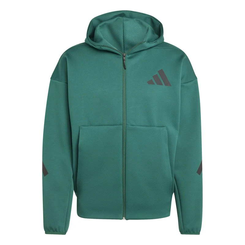 Image of adidas M Z.N.E. Fz Tracksuit Top Mens Colleg Green male XS