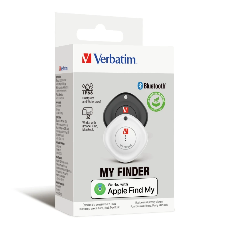 Image of Verbatim Verbatim MYF-02 MyFinder Bluetooth tracker Black, White 2 pc(s) 32131