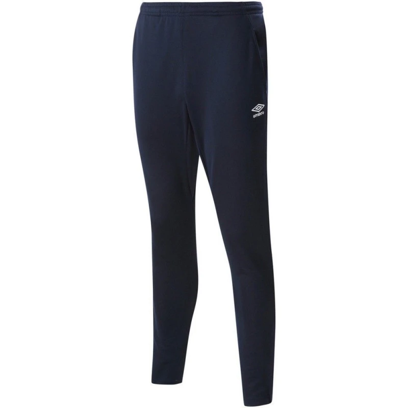 Image of Umbro Woven Tapered Jogging Bottoms in Navy Size: 11-12 Years Navy Unisex 11-12 Years