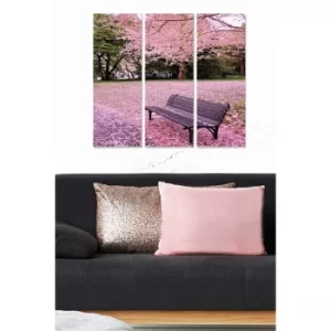 Image of MDF2394757 Multicolor Decorative MDF Painting (3 Pieces)