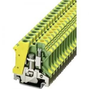 Image of PE protective conductor terminal USLKG 6 N Phoenix Contact Green yellow