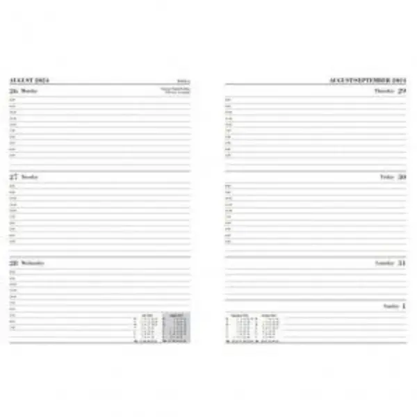 Image of ValueX Academic A4 WTV Diary 20242025BL EXR27719SY