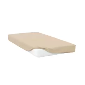 Image of Belledorm 400 Thread Count Egyptian Cotton Extra Deep Fitted Sheet (Single) (Cream)