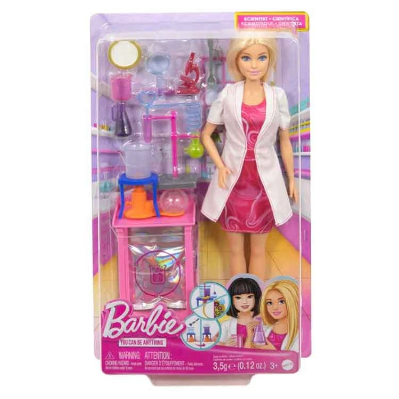 Image of Barbie Scientist Doll Playset with Doll & Accessories -32cm