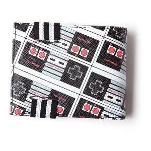 Image of Nintendo - Nes Controllers All-Over Print Mens Bi-Fold Wallet - Multi-Colour