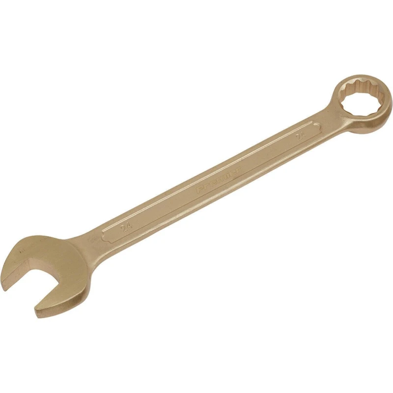 Image of Loops 24mm Non-Sparking Combination Spanner - Open-End & 12-Point WallDrive Ring Multi