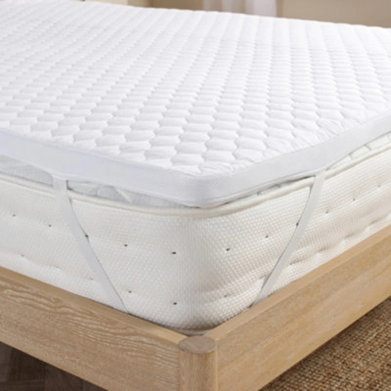 Image of Slumberdown Slumberdown Airstream Mattress Topper in White Size: Double White Double Unisex 5012924044751