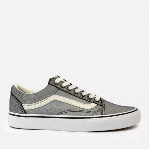 Image of Vans Womens Prism Suede Old Skool Trainers - Black/White - UK 4