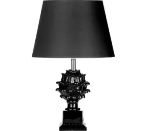 Image of INTERIORS by Premier Melano Table Lamp - Black