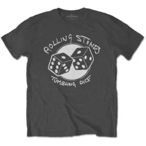 Image of The Rolling Stones - Tumbling Dice Unisex XX-Large T-Shirt - Grey
