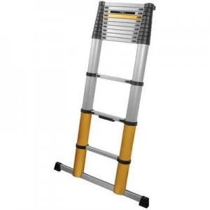 Image of Batavia Giraffe Air 7063088 Aluminium Telescopic ladder Operating height (max.): 4.6 m Silver, Black, Bronze 15.3 kg