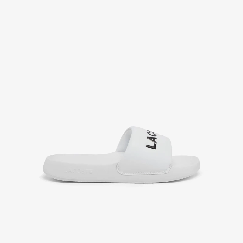 Image of Lacoste Serve Slide 1.0 Sliders Black-White male UK 6