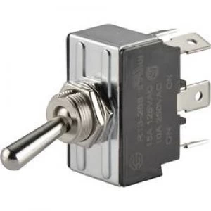 Image of Toggle switch 250 V AC 10 A 2 x OnOn SCI R13 28B