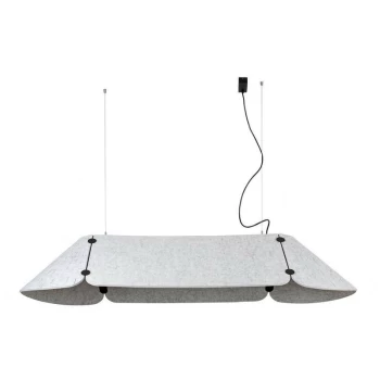 Image of Faro FONOVIA - Integrated LED Straight Bar Pendants Grey, 3000K