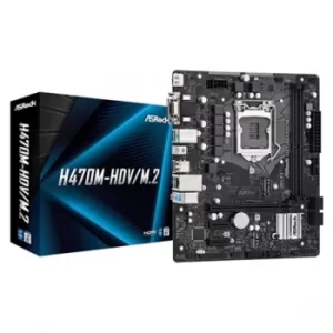 Image of ASRock H470M HDV M.2 Intel Socket LGA1200 H5 Motherboard