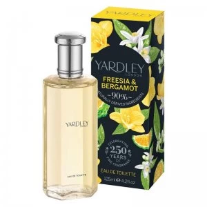 Image of Yardley Freesia & Bergamot Eau de Toilette For Her 125ml