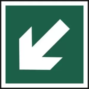 Image of Diagonal arrow - Sign - PVC (200 x 200mm)