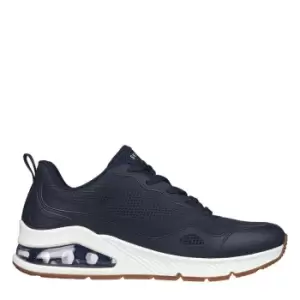 Image of Skechers Mesh Overlay Lace Up Sneaker W - Blue