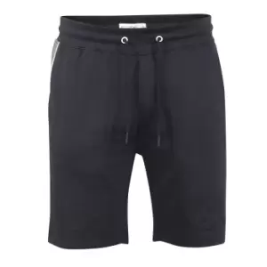 Image of Duke Mens Andover D555 Side Panels Kingsize Shorts (6XL) (Black/Charcoal Grey Marl)