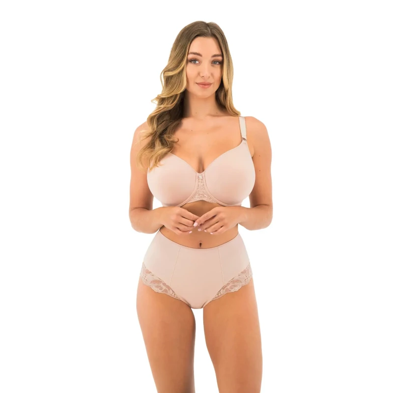 Image of Fantasie Womens Reflect High Waist Brief in Nude Size: 16 Nude Female 16