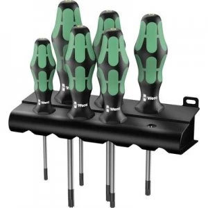 Image of Wera 367/6 TORX HF Workshop Screwdriver set 6 Piece TORX socket