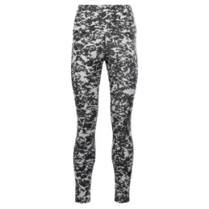 Image of Reebok Lux 2.0 Speckle Modern Safari Leggings Womens - Black