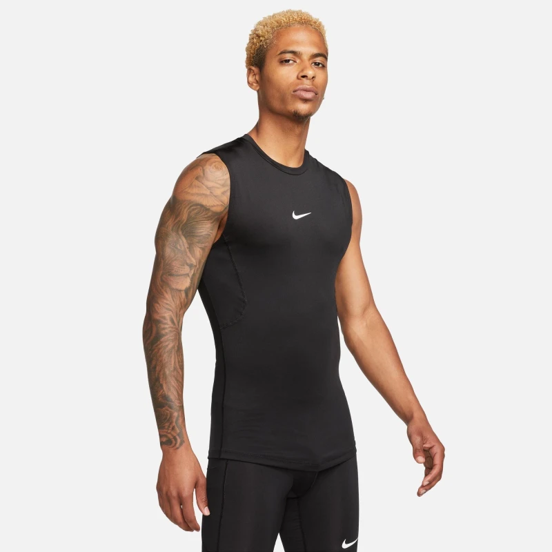 Image of Nike Pro Core Sleeveless Base Layer Mens Black male L