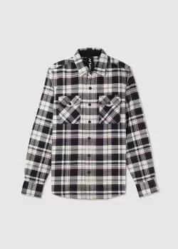 Image of Replay Mens Shirt No Thema In Deep Mahogany