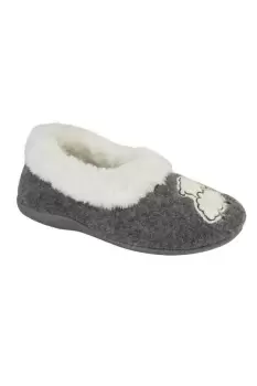 Image of Sheep Faux Fur Slippers