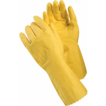 Image of Tegera 8150 Yellow Latex Gloves - Size 8 - Ejendals