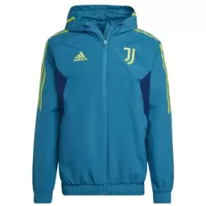 Image of 2022-2023 Juventus Allweather Jacket (Active Teal)