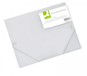 Image of Q Connect Elasticated Folio Clear